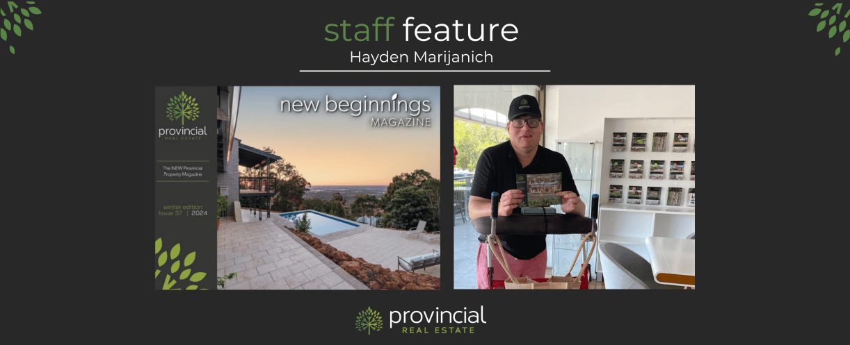 Meet Hayden Marijanich - Staff Feature Article, Provincial Real Estate