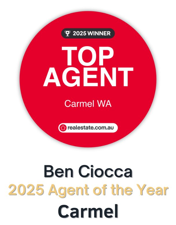 Recent Awards - Top Agent realestate.com.au - Carmel awarded to Ben Ciocca, Provincial Real Estate